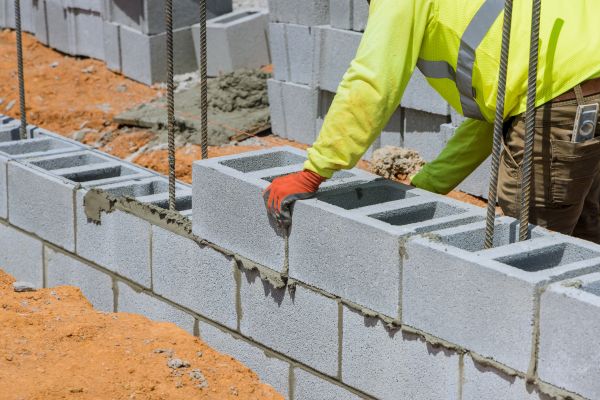Concrete Blocks Installation in Chesapeake
